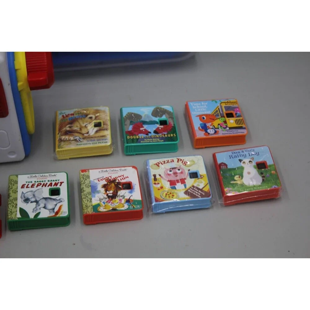 READ Little Tikes Story Dream Machine Toy Projector/Case, 9 Books Tested WORKING